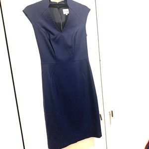 Reiss navy shift dress